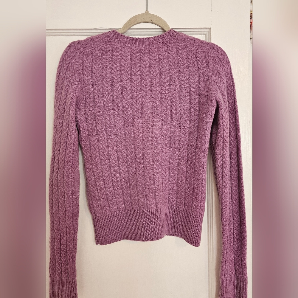Theory Cashmere Sweater Light Purple Size Small
